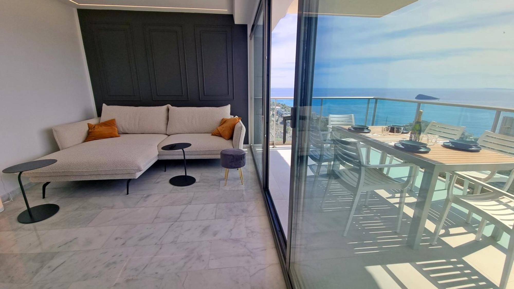 Skyline 37 Terraza Con Vista Al Mar Apartment เบนิดอร์ม ภายนอก รูปภาพ