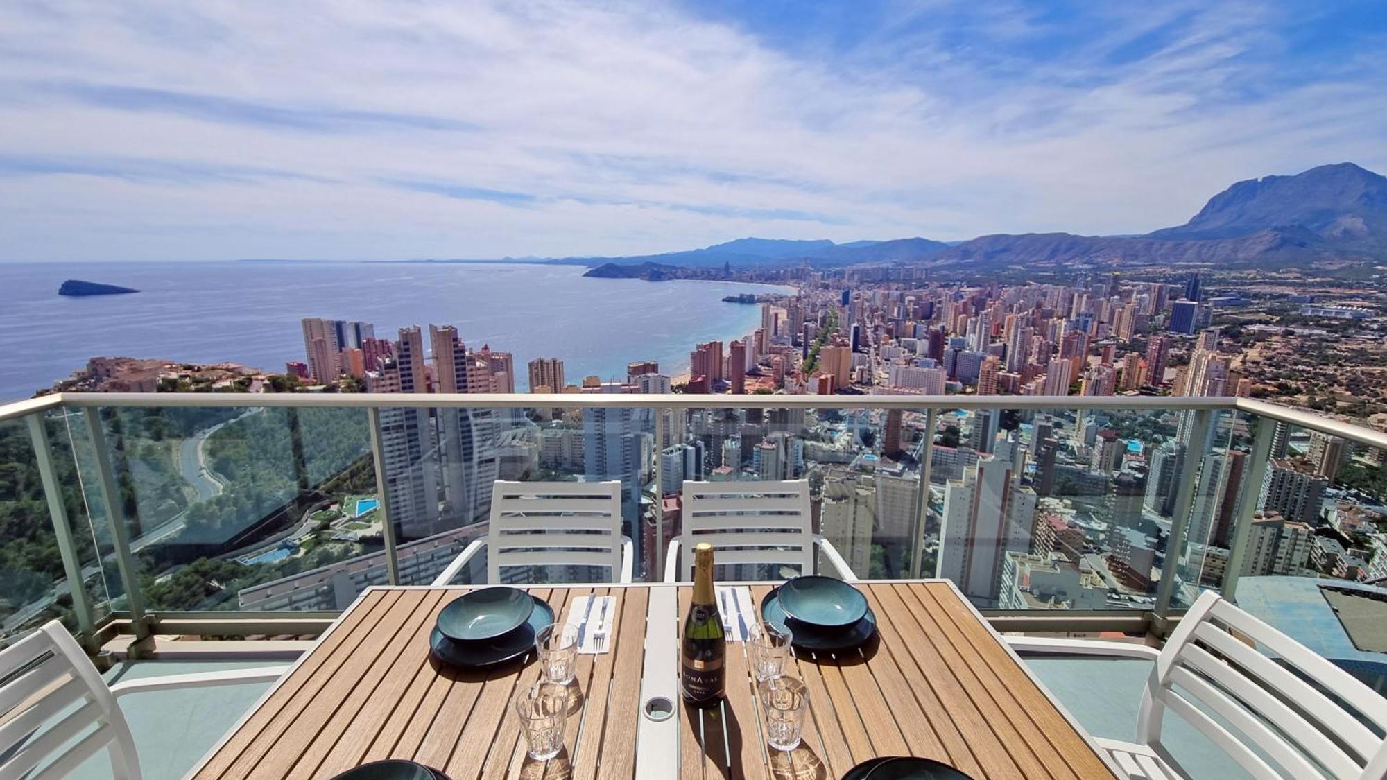 Skyline 37 Terraza Con Vista Al Mar Apartment เบนิดอร์ม ภายนอก รูปภาพ